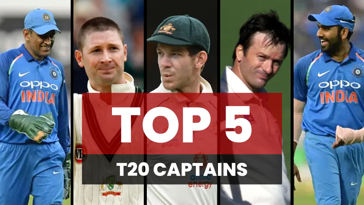 top 5 T20 Captains