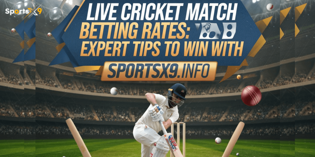 Live Cricket Match Betting Rates: Expert Tips to Win