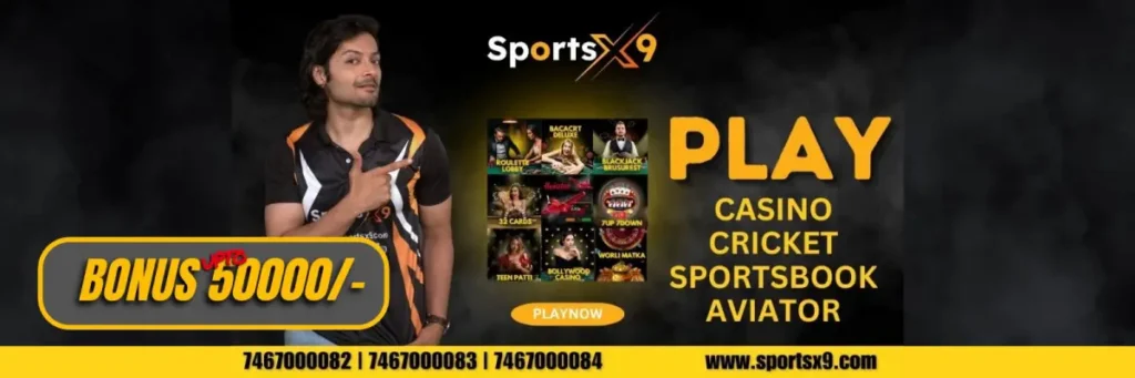 Sportsx9 bonus