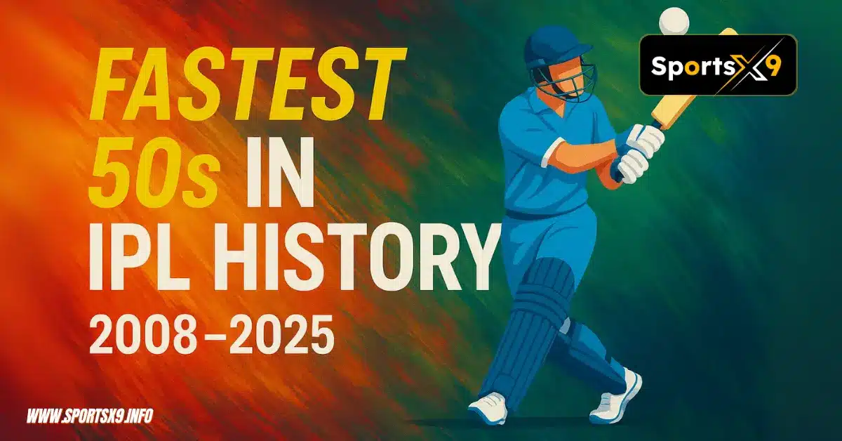 Fastest 50s in IPL History